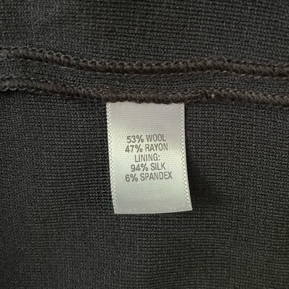 St. John Milano Military Black Button Midi Dress Short Sleeve, Size 6 - Picture 11 of 11